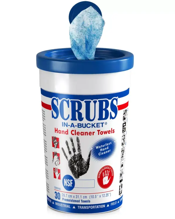 SCRUBS Hand Cleaning Towels – 30 Wipes